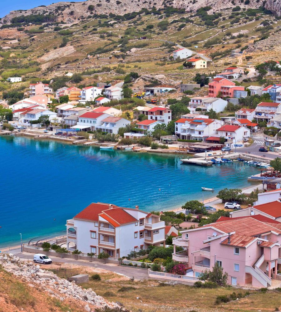 Idyllic,Coastal,Village,Of,Metajna,,Island,Of,Pag,,Dalmatia,Region