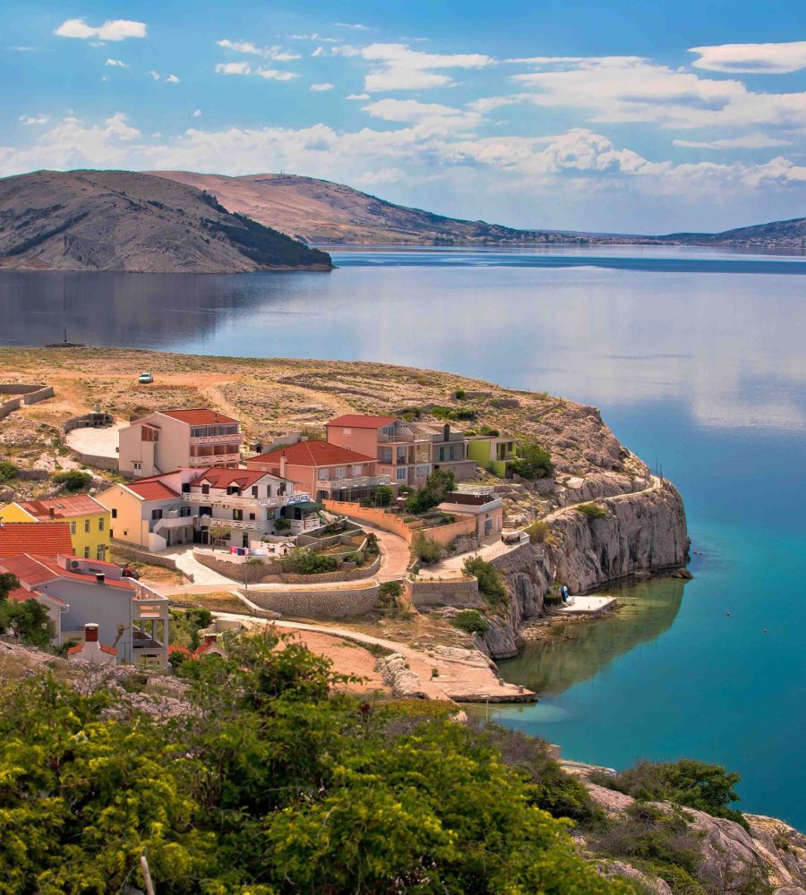 Idyllic,Coastal,Village,Of,Metajna,,Island,Of,Pag,,Dalmatia,Region
